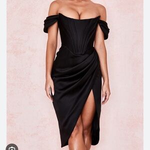 house of cb Loretta off the shoulder dress